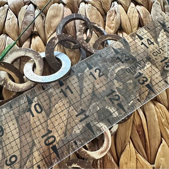 BOGO FREE Coconut shell circle boho necklace - Picture 2 of 5